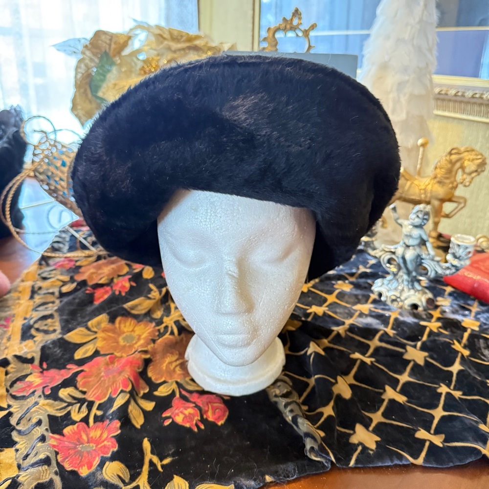 60’s vintage black hat